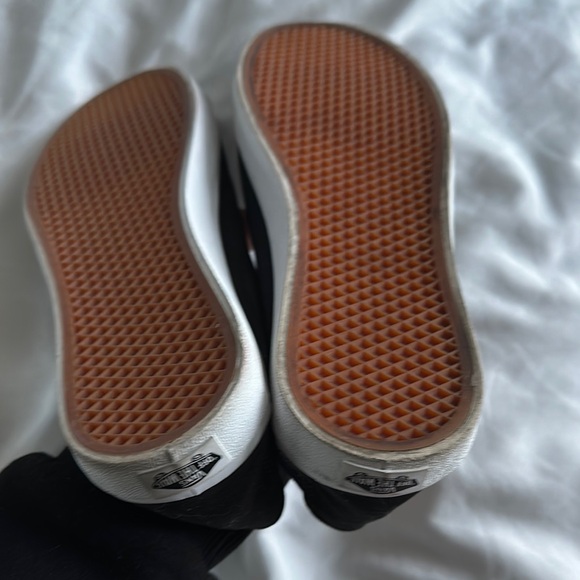 Vans Women's Black Canvas Shoes - Picture 3 of 5